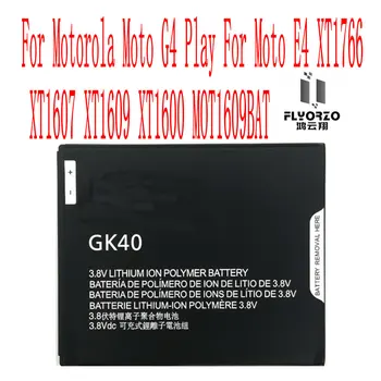 De alta Calidad de 2800mAh GK40 Batería Para Motorola Moto G4 Juego De Moto E4 XT1766 XT1607 XT1609 XT1600 MOT1609BAT Teléfono Celular