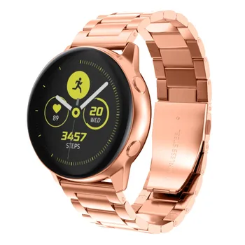 Reemplazo de Acero Inoxidable Correa de reloj WristStrap Para Samsung Galaxy Reloj Active 2 40/40 mm de Deportes SmartWatchs Accesorios