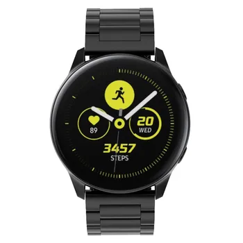 Reemplazo de Acero Inoxidable Correa de reloj WristStrap Para Samsung Galaxy Reloj Active 2 40/40 mm de Deportes SmartWatchs Accesorios