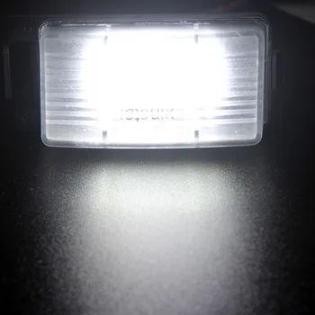 2PCS Canbus No LED de Error Número de Licencia de la Luz de la Placa de Infiniti G35 G37 2D Nissan 350Z 370Z Versa 5D 4D Livina Pulsar GT-R
