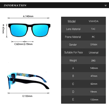 Viahda 2020 de la Moda Unisex de la Plaza de la Vendimia Gafas de sol Polarizadas para hombre Polaroid Mujeres de Diseño Retro gafas de Sol gafas