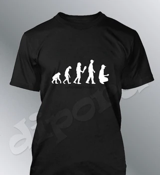 Los hombres de la Camiseta Personnalise Homme Evolución Petanca Humor Humanos Deporte de la Petanca