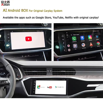 Youtube Netflix En OEM CarPlay AI Cuadro de Android Dongle USB Para Mercedes W213 W463 W222 S350L S450L W177 W247 C257 C167 V167 X166