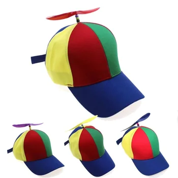 Divertido los Niños Snapback Cap para el Padre del niño Multicolor de la Hélice de la gorra de Béisbol gorra al aire libre con Viseras