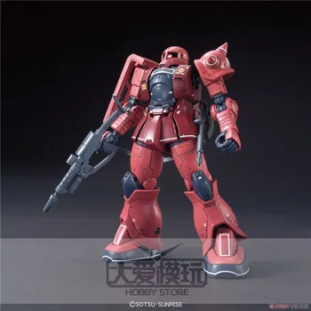 Gundam Original HG 1/144 Modelo MS-06S ZAKU 1 PRINCIPADO DE ZEON CHAR AZNABLE Mobile Suit EL ORIGEN GTO Niños Juguetes de BANDAI