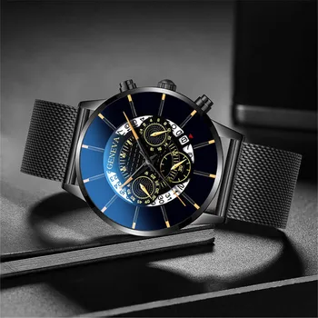Reloj de los hombres 2020 Reloj Hombre Relogio Masculino de Malla Correa Calendario de Cuarzo reloj de Pulsera de los Hombres Reloj de los Deportes del Reloj de Ginebra horas