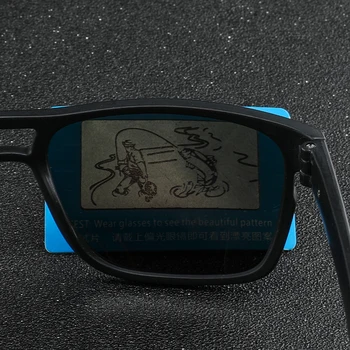 Rectangular Gran Marco de Gafas de sol de los Hombres Polarizados UV400 Lente del Vintage de la Moda de Gafas de Sol de Conducción Masculina Señora
