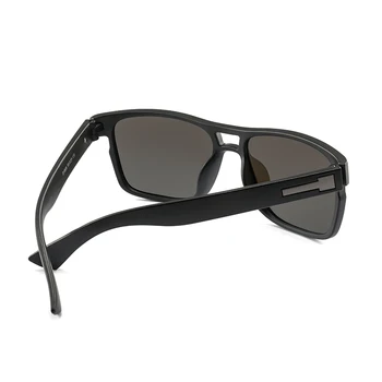 Rectangular Gran Marco de Gafas de sol de los Hombres Polarizados UV400 Lente del Vintage de la Moda de Gafas de Sol de Conducción Masculina Señora