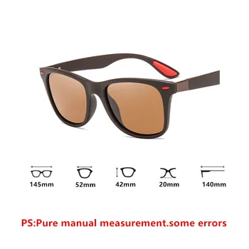 2020 de la Moda de las Señoras de la Plaza de Gafas de sol Polarizadas Clásico Polarizada de los Hombres Gafas de sol Retro de Diseño de la Marca de Conducción Gafas de sol UV400