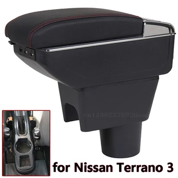 Para Nissan Terrano 3 Apoyabrazos Cuadro Terrano 3 de Coche Universal Reposabrazos Central Caja de Almacenamiento de la titular de la copa cenicero de modificación de accesorios