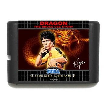 Dragón de Bruce Lee Historia NTSC-USA md 16 bits Tarjeta de Juego Para la Sega Mega Drive Para Genesis