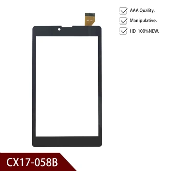 Negro de 7 pulgadas para CX17-058B tableta de pantalla táctil capacitiva panel digitalizador de reemplazo de cristal de Envío Libre
