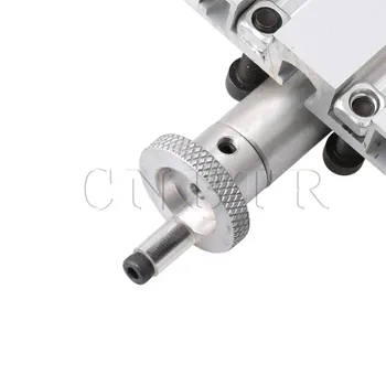 CNBTR 14x7.3x4.9cm de Metal de Plata de la Micro Máquinas de Torno Ajustable Contrapunto Perforadora Industrial de Procesamiento de Accesorios