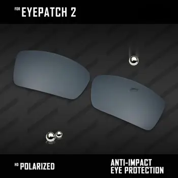 OOWLIT Lentes de Reemplazos Para Oakley Eyepatch 2 OO9136 Gafas de sol Polarizadas - Múltiples Colores