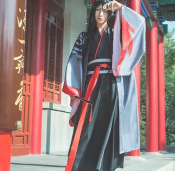 Mo Dao Zu Shi Wei Wuxian Hanfu Traje de Cosplay Conjunto de Anime Yaoi El Indomable, El gran Maestro de la Demoníaco Cultivo Kimono Unisex