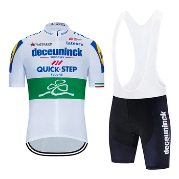 2020 Nuevo Equipo Quick Step Cycling Jersey Conjunto de Hombres Pro de la Bicicleta de la Ropa de Verano de MTB de la Bicicleta pantalones Cortos de Deporte Ropa Ciclismo Uniforme