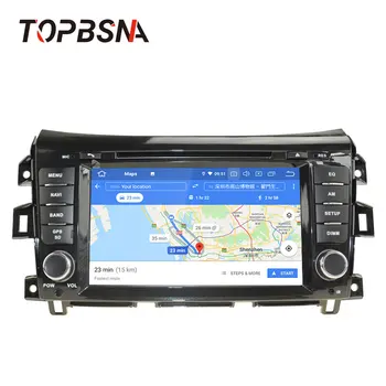 TOPBSNA Android 10 Coches Reproductor Multimedia Para Nissan Navara Frontier NP300 de Navegación GPS 2 Din para Radio de Coche Multimedia de Vídeo Estéreo