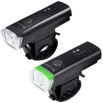 Al OESTE de la BICICLETA de 2000mAh 350LM 4 Modos de Luz de la Bicicleta Recargable USB Sensor de Luz MTB Bicicleta Linterna linterna de la Antorcha de Evitar el Deslumbramiento