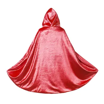 MUABABY 80-90cm con Capucha de la Princesa Manto Cabo Niña caperucita Roja Elsa Belle de la bella Durmiente de Halloween Vestido de la Ropa de los