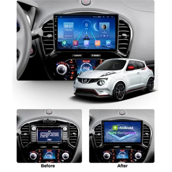 Para el Nissan Juke de la Radio del Coche 2004-2016 Multimedia de Vídeo Estéreo de CD, Reproductor de DVD DSP de Navegación GPS 2 Din Android 9.0 Autoradio Carplay