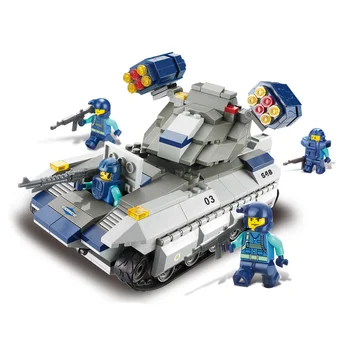 0206 273pcs Tanque Militar Constructor Kit de Modelo de Bloques Compatibles con los Ladrillos de LEGO Juguetes para Niñas y Niños, Hijos de Modelado