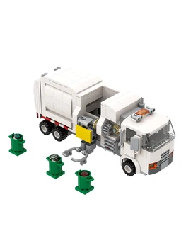 Nuevo Verde y Blanco, de Protección Ambiental de Vehículo Camión Modelo de la Colección de Bloques de Construcción de Módulo de Juguete de Regalo 369Pcs