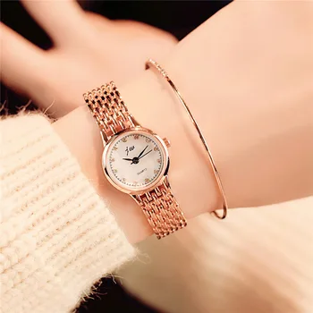 2018Luxury de la Marca JW Mujeres Relojes Simple Pulsera de acero Inoxidable Reloj de Cuarzo Reloj de Señoras de Moda Casual Vestido de relojes de Pulsera