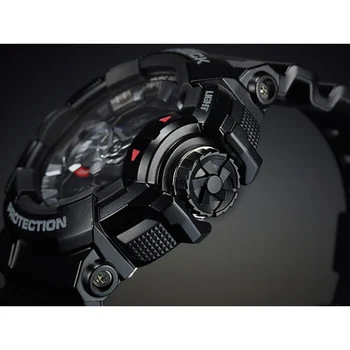 Casio G-Shock Analógico-Digital Dial Negro de los Hombres de WatchBluetooth Compatiable, profundizar en la Música Impermeable Deporte GBA-400