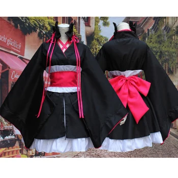 Japonés Kimono cosplay de Chicas de Anime Yaya Traje de Cosplay Mujeres Haori de la Fiesta de Té de la Princesa Vestido de Cómic Exposición de Conjunto de Ropa de
