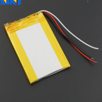 XINJ 3.7 V 700 mAh 3wires para termistor de Polímero de Litio Li Po Batería Li-ion 403450 Para E-book PDA MEDIADOS de ipod reproductor de DVD Portátil de la Cámara