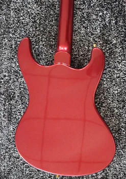 Weifang Rebon 6 Cuerda De Arco Metálico Rojo Guitarra Eléctrica