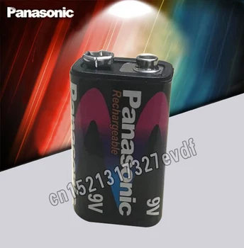 Genuino Original Panasonic 9V 220mah 6F22 baterías Recargables Ni-CD