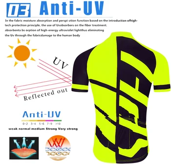 Ciclismo Ropa de los Hombres de Verano de la Bicicleta Ropa Transpirable, Anti-UV de Bicicletas Desgaste/de Manga Corta de Jersey de Ciclismo Conjuntos de Ropa Ciclismo maillot
