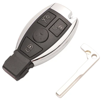 Jingyuqin 10pcs/lot 2 3 4 Botones Smart Remote Clave de Shell Para Mercedes Benz 2000+ NEC BGA Tipo de Auto Clave del Caso Fob Para MB