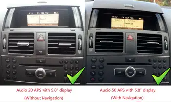 64GB DSP Carplay Para MERCEDES BENZ Clase C C180 C200 C230 W204 Android 10 Pantalla de GPS Navi de Audio Estéreo de Radio Grabador Jefe de la Unidad de