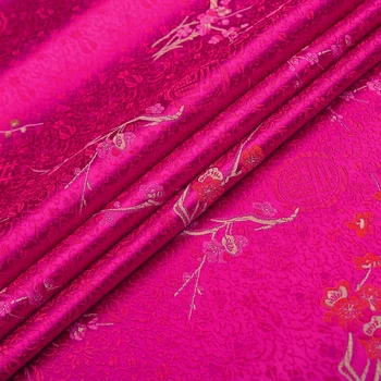 50*75 cm de la tela del telar jacquar para el kimono vestido de tela de satén de BRICOLAJE de tela para la belleza de la bolsa de
