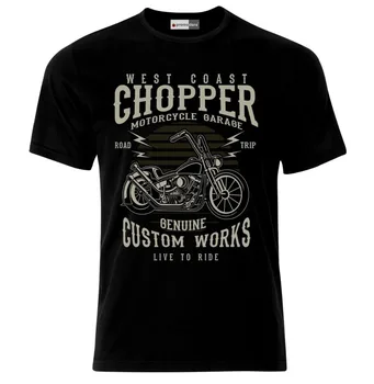 Nuevos Tops De 2019 La Impresión De Cartas De Los Hombres T-Shirt Ciclista Rocker Tatuaje Chopper Motor De Moto Motorrad T-Shirt T-Shirt