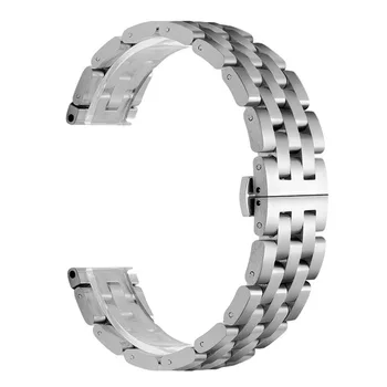 Correa de Fósiles Gen 4 P Empresa HR / Gen 3 Q Venture Smartwatch de 18mm Metal de la banda de muñeca para LG estilo de reloj banda de acero