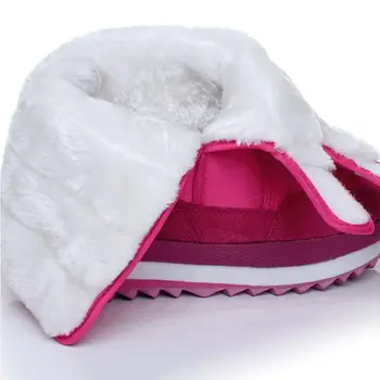 Entrega rápida botas de las mujeres 2020 plataforma caliente zapatos de mujer impermeable botas de invierno de las mujeres de terciopelo de colores de la nieve de las señoras de arranque de zapatos