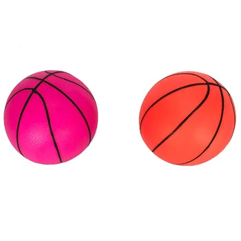 1Pcs Colorido Inflable de Baloncesto de Bola Suave Espesar Rebote de la Pelota de Goma Juego de Aprendizaje de Juguetes educativos Para Niños de Bebé