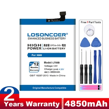 LOSONCOER 4850mAh LT55B Batería Para LeTV UNO X660 X600 Le 1 Batería Li-ion número de Seguimiento+herramientas Gratuitas