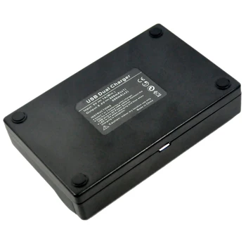 USB Cargador de batería de Doble Canal Para BP-807 BP-808 BP-808D BP-809 BP-819 BP-819D BP-827 BP-827D LEGRIA HF M40 M400 M406 M41 HF21