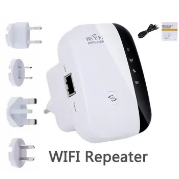 Wireless Wifi Repetidor Wifi Extensor de Rango Wi-Fi Amplificador de Señal 300Mbps WiFi Booster 802.11 n/b/g Wi Fi Ultraboost Punto de Acceso