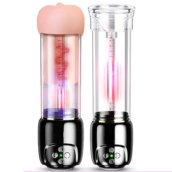 La bomba de pene para el hombre de la bomba de ejercicio de dispositivo de masturbación 6 frecuencia de la succión del pene masculino de formación de la masturbación de la ampliación del pene