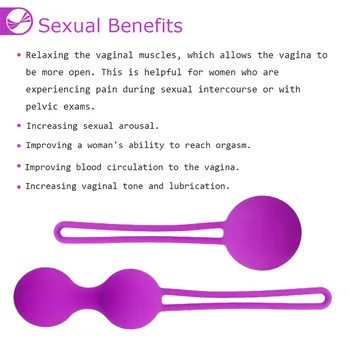 Seguro de Silicona Amor Inteligente de Bolas de Kegel de Bolas Ben Wa Bola Vagina Apriete de la Máquina de Ejercicio Vaginal Geisha Bolas de Juguetes Sexuales para Mujeres