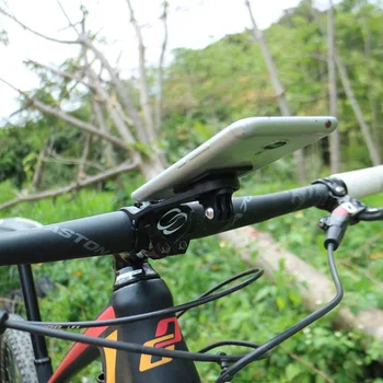 MTB Bicicleta de Carretera Bicicleta Equipo de 3M Adaptador Universal de GPS Montaje Extendido Teléfono Asiento Titular de Soporte Para GARMIN Wahoo Bryton