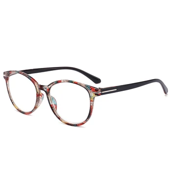 Zilead Urltra-Luz de Lectura Gafas Retro Ronda Floral Presbicia Lentes de Miope del Marco de la Lente oculos de grau Para Hombres, Mujeres