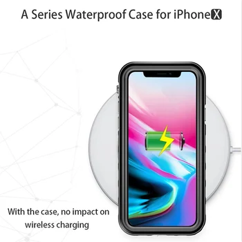 La prenda Impermeable IP68 Caso Para el iPhone 6 6S 7 8 Plus a prueba de Golpes 360 cobertura Completa de Natación Buceo Submarino Caso Para el iPhone X XR XS XS Max