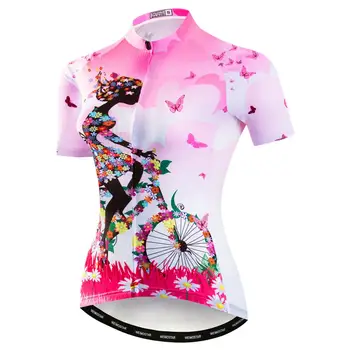 Camisetas De Ciclismo De Las Mujeres De Manga Corta Bicicleta Tops Transpirable De Bicicletas Camisetas De Bicicleta De Montaña De Ropa