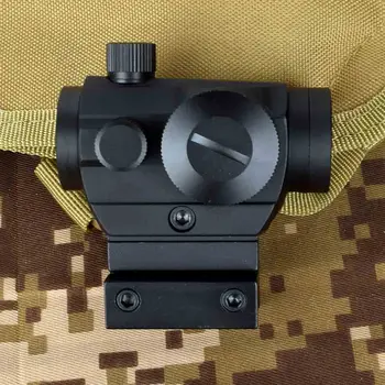 Rifle de caza Punto Rojo Ámbito Táctico Holográfico Rojo Verde Punto de Vista Ámbito de 11mm & 20mm Intercambiable Mayor de Montaje en Riel de